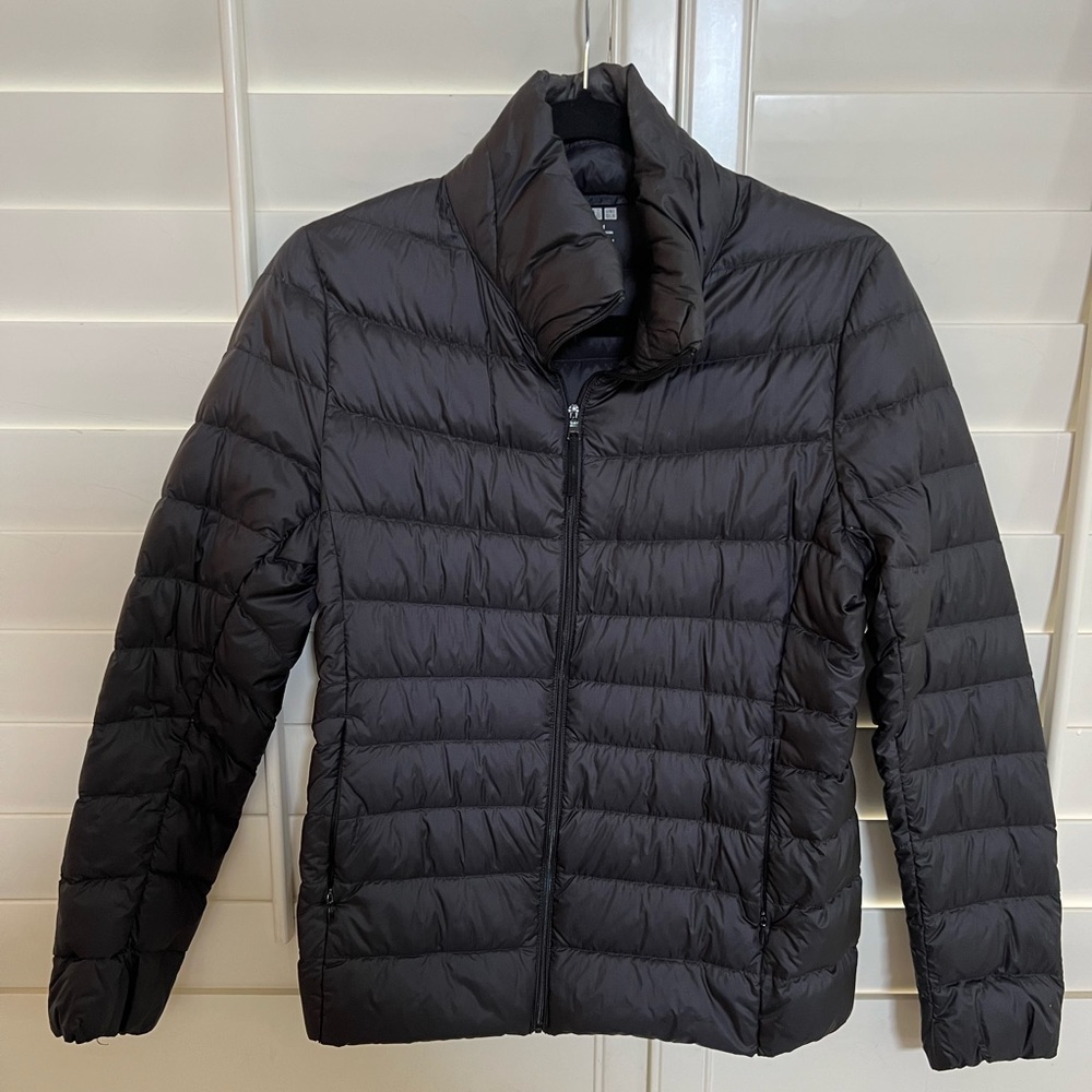UNIQLO PUFFER JACKET Women Medium Black